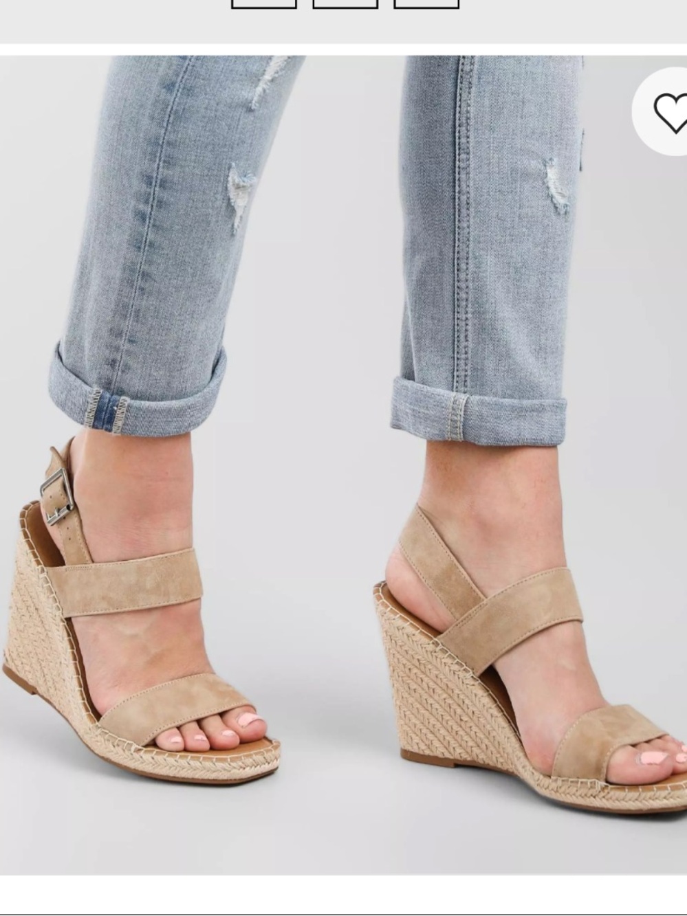 New Steve Madded Suede Wedges